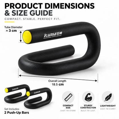 Push up stand product dimensions