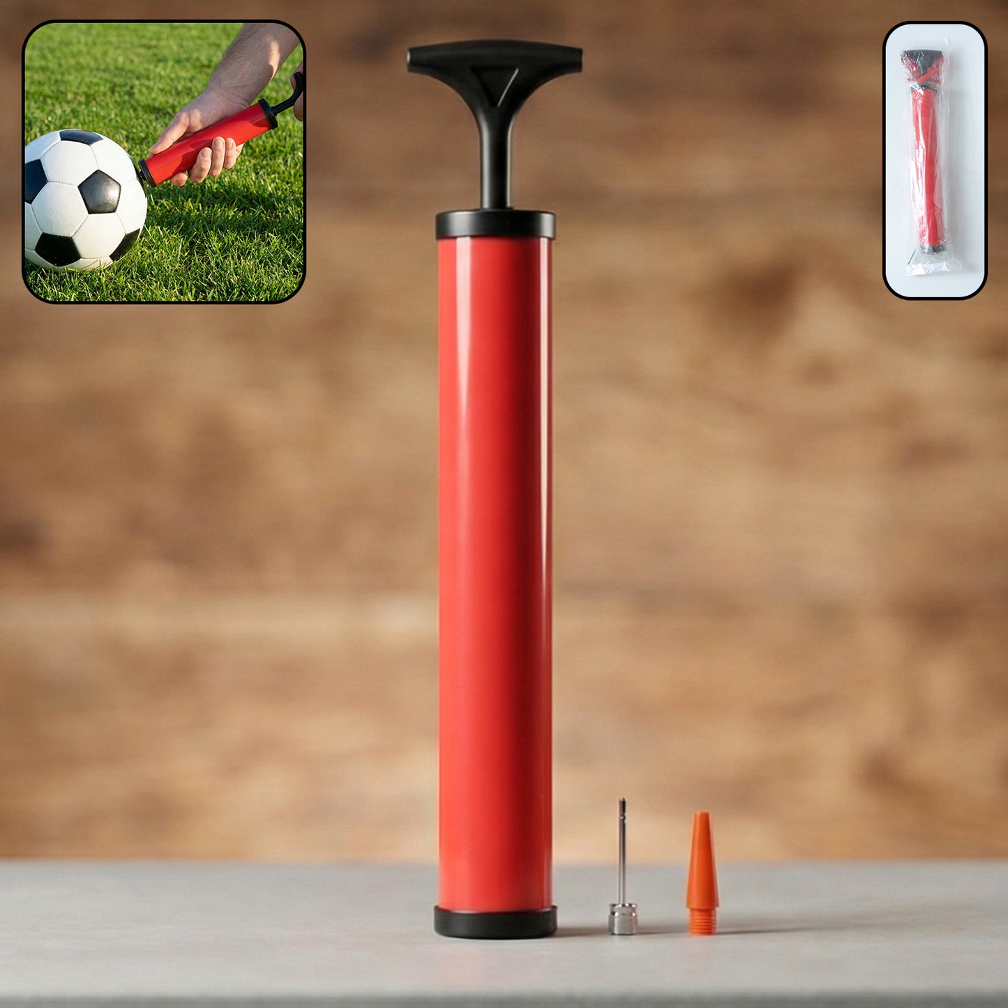 28 cm plastic ball pump for inflating sports balls