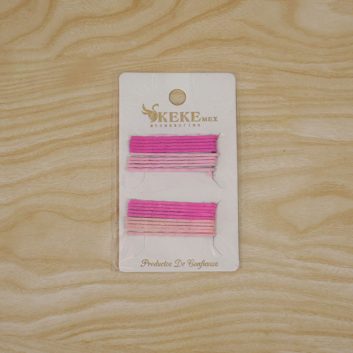 Pink Ombre Metal Bobby Pins Set for Girls and Kids (20 Pc)