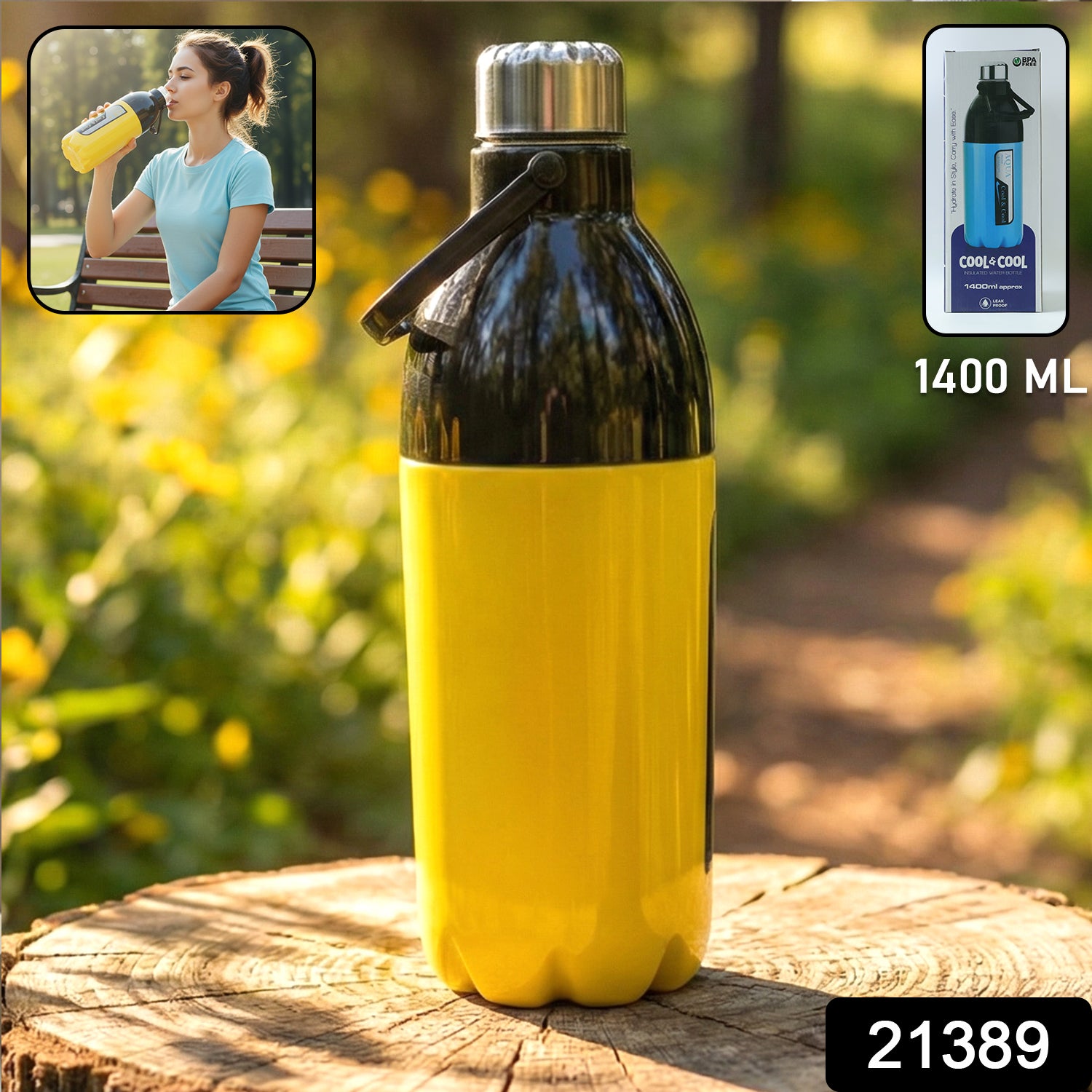 Leakproof 1400ml water bottle