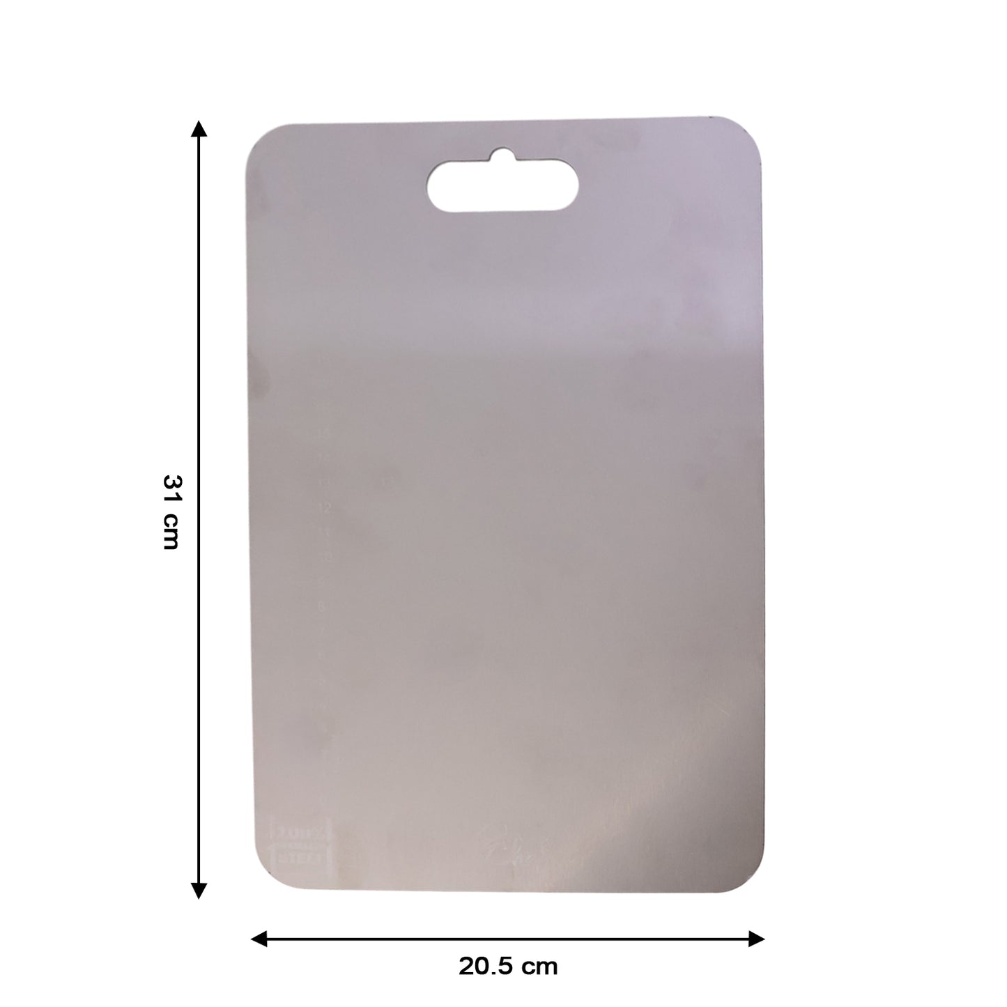 Large Stainless Steel Chopping Cutting Board (1 Pc)