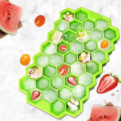 Set includes ice roller and honeycomb tray