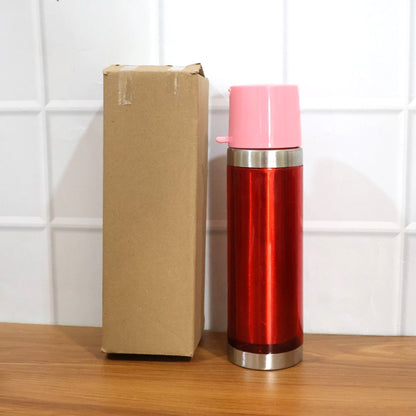 Insulated Travel Mug Bottle with Handle Lid (500 ML)