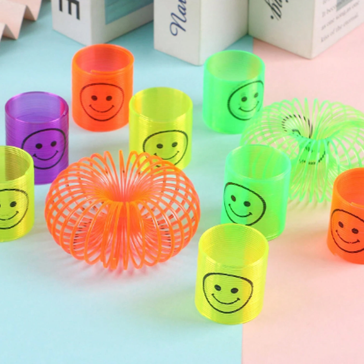 Multicolor Magic Smiley Spring, Spring Toys, Slinky, Slinky Spring Toy ...