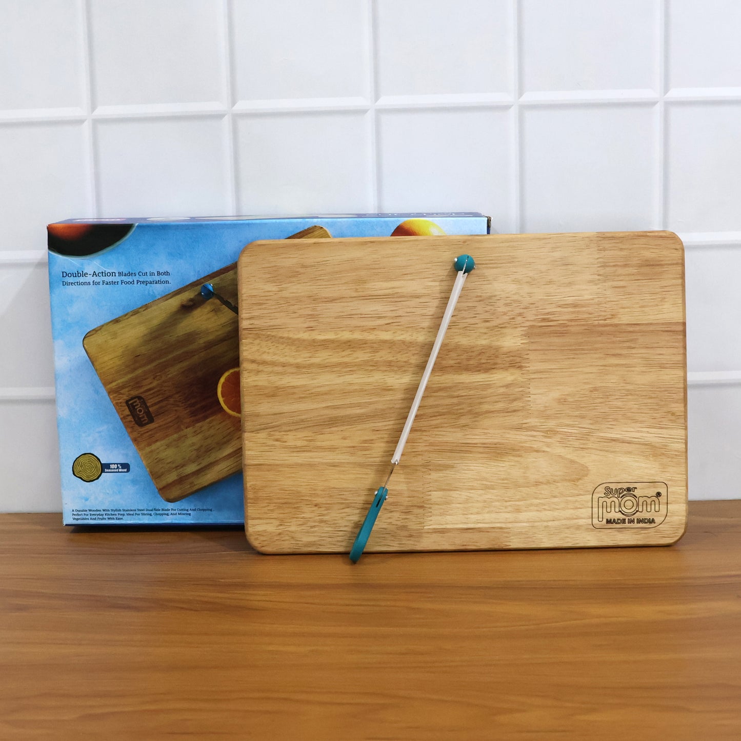 Supermom Wooden Craft Cutting and Chopping Board (1 Pc)