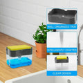 2-in-1 Soap Dispenser – Built-in Scrub Holder & Organiser | Konvex