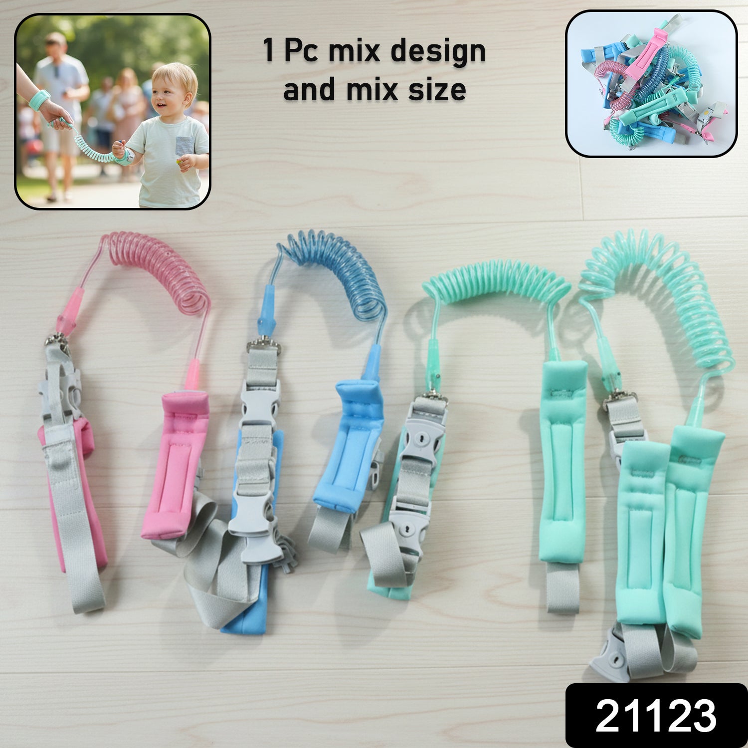 Mix Design Baby Safety Walking Leash (1 Pc)