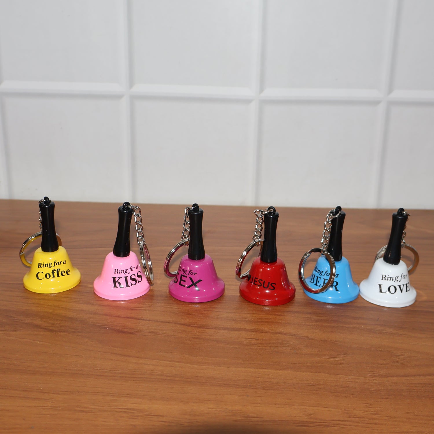 Mini Hand Bell with Keychain (1 Pc)