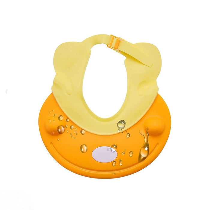 Bathing cap for infants, silicone eye and ear protector