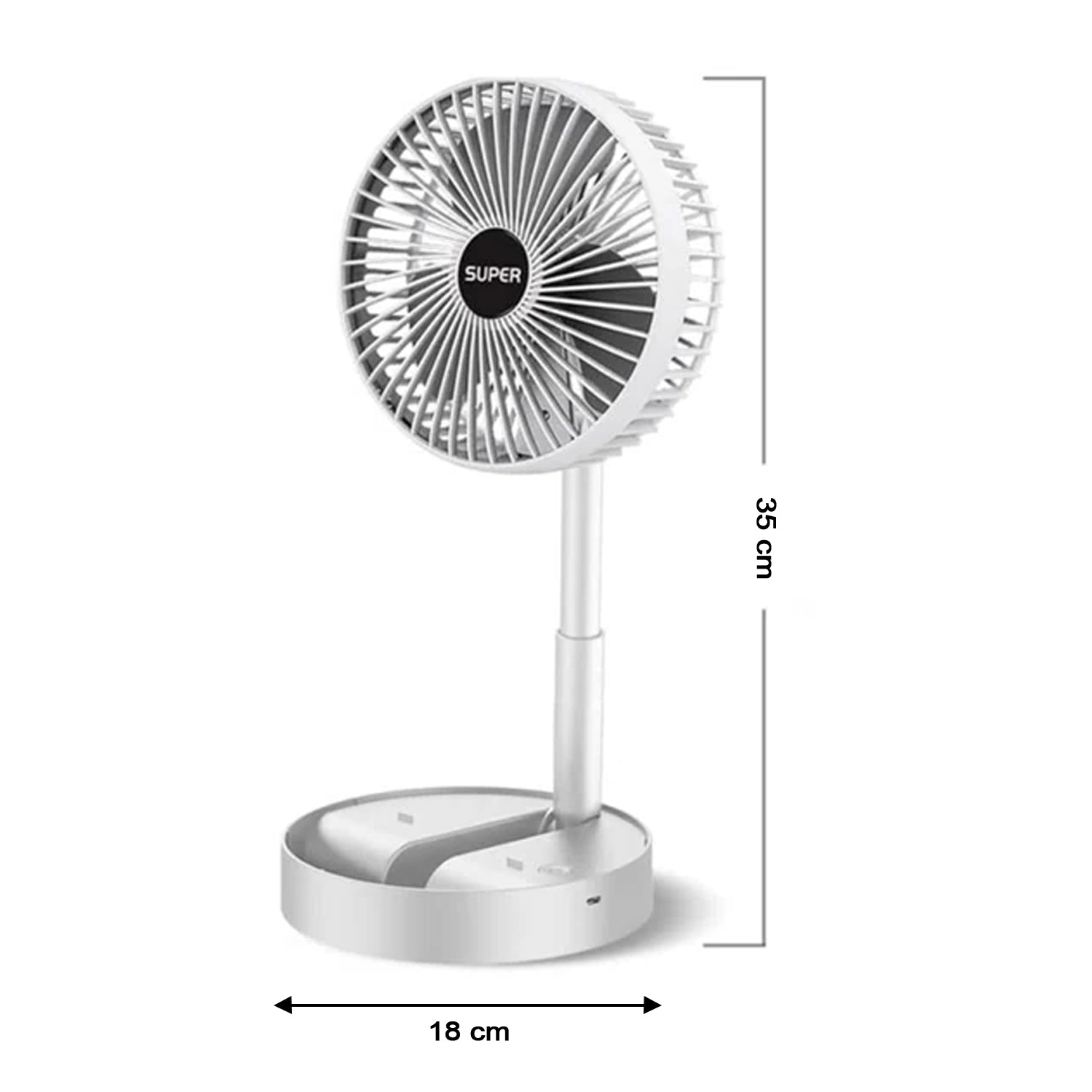 Portable Foldable Table Fan (1 Pc)