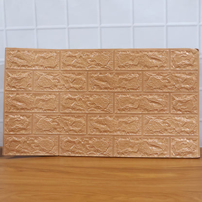 Wallpaper 3D Foam Wallpaper Sticker Panels (76 x 70 Cm / 1 Pc)