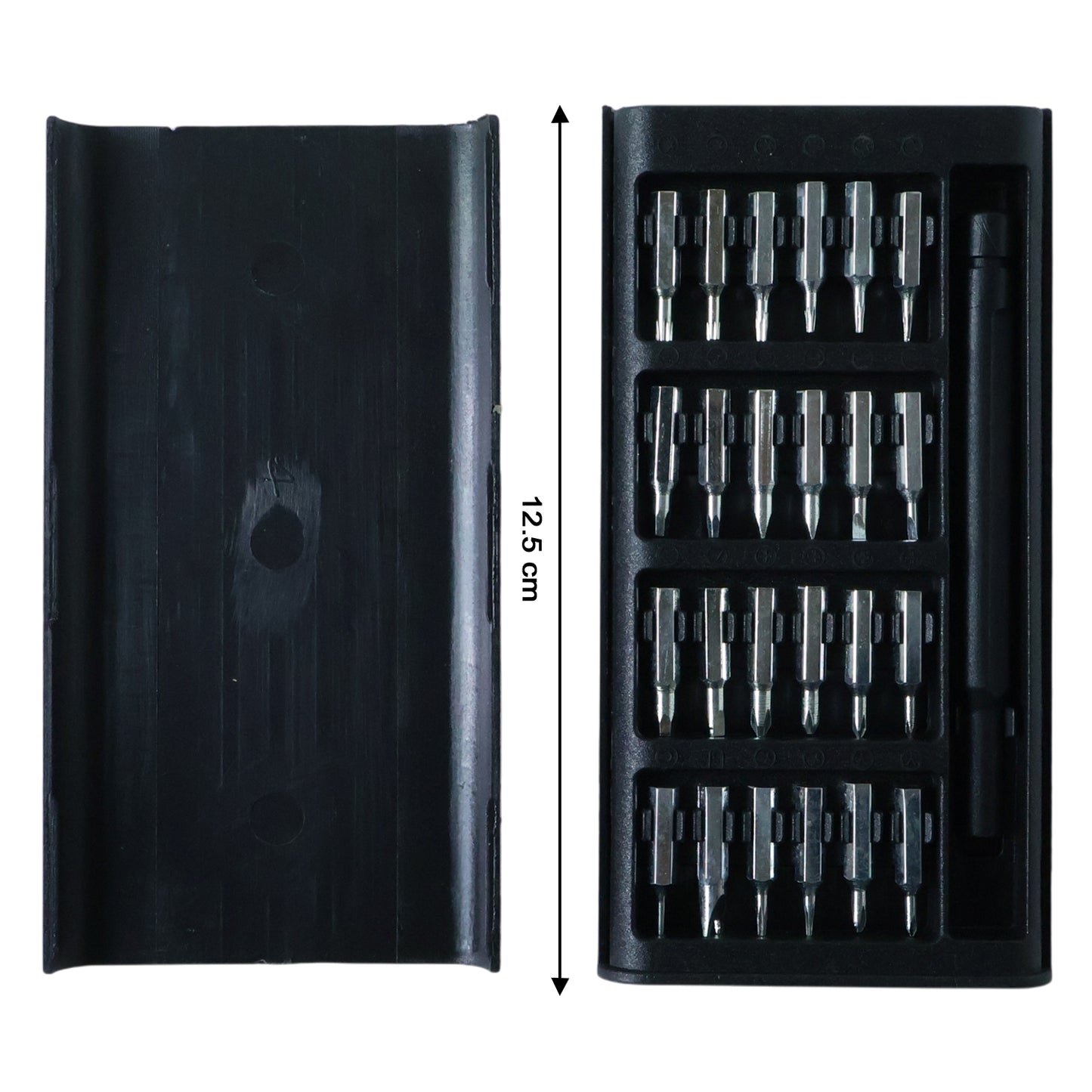 Compact screwdriver kit with storage case