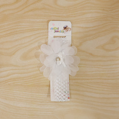 Soft Elastic Floral Baby Headband with Stretchable Fit
