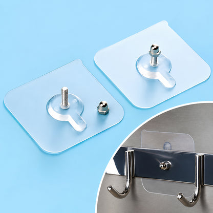 Self stick hook metal surface