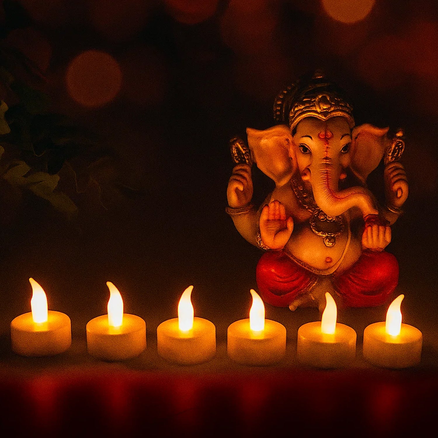Premium 6 Piece LED Flameless Candle Light Set with Remote Control