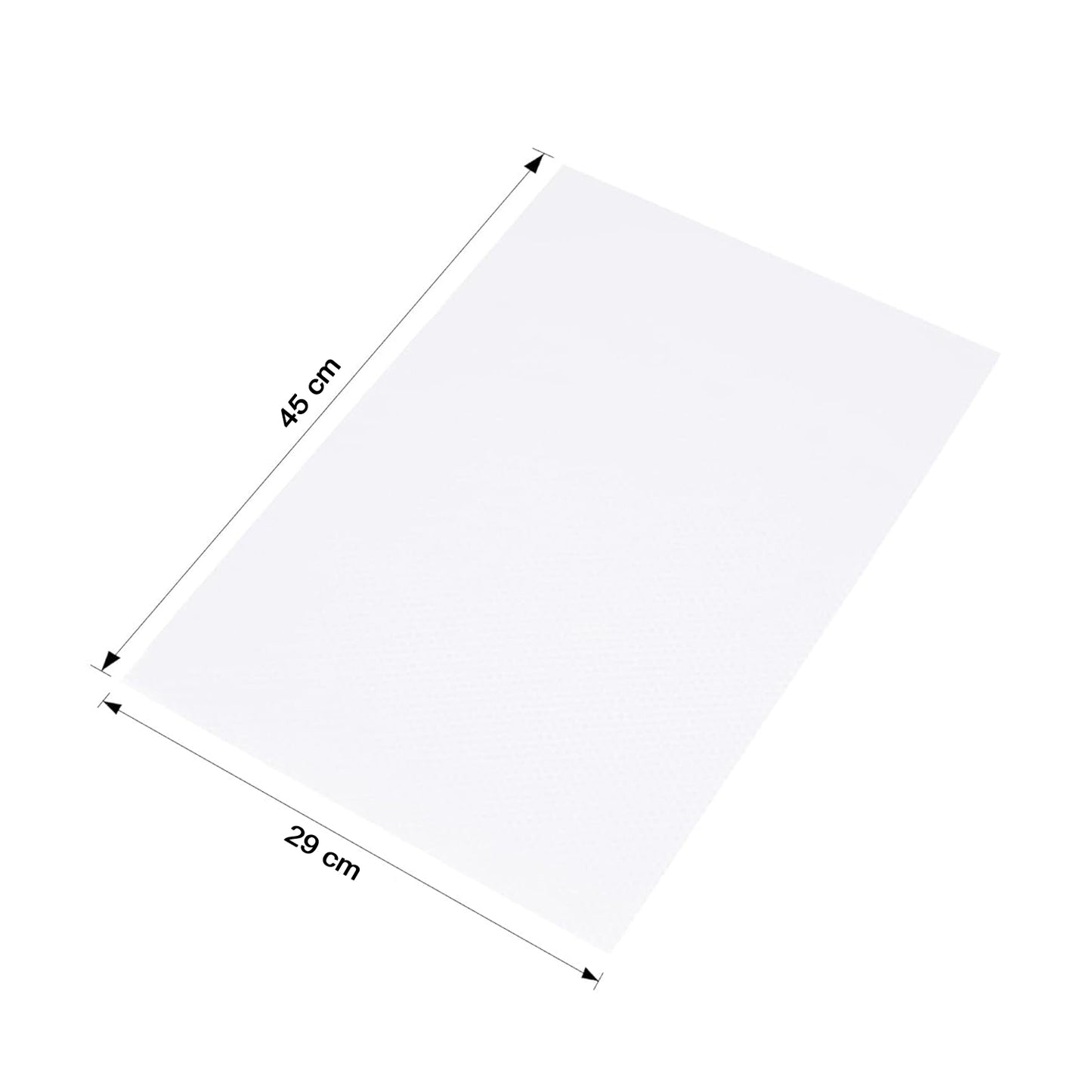 Transparent Plastic Fridge Mat 45 × 29 cm (1 Pc)