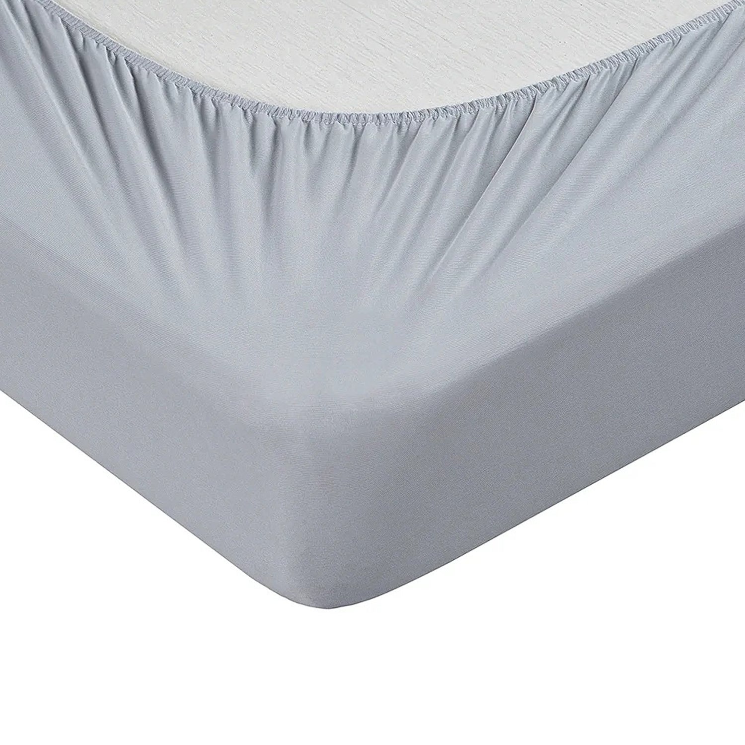 Waterproof Mattress Protector – Soft & Washable Bed Cover with Elastic Fit (Grey)