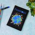 World Map Passport Holder – Stylish Durable Travel Cover