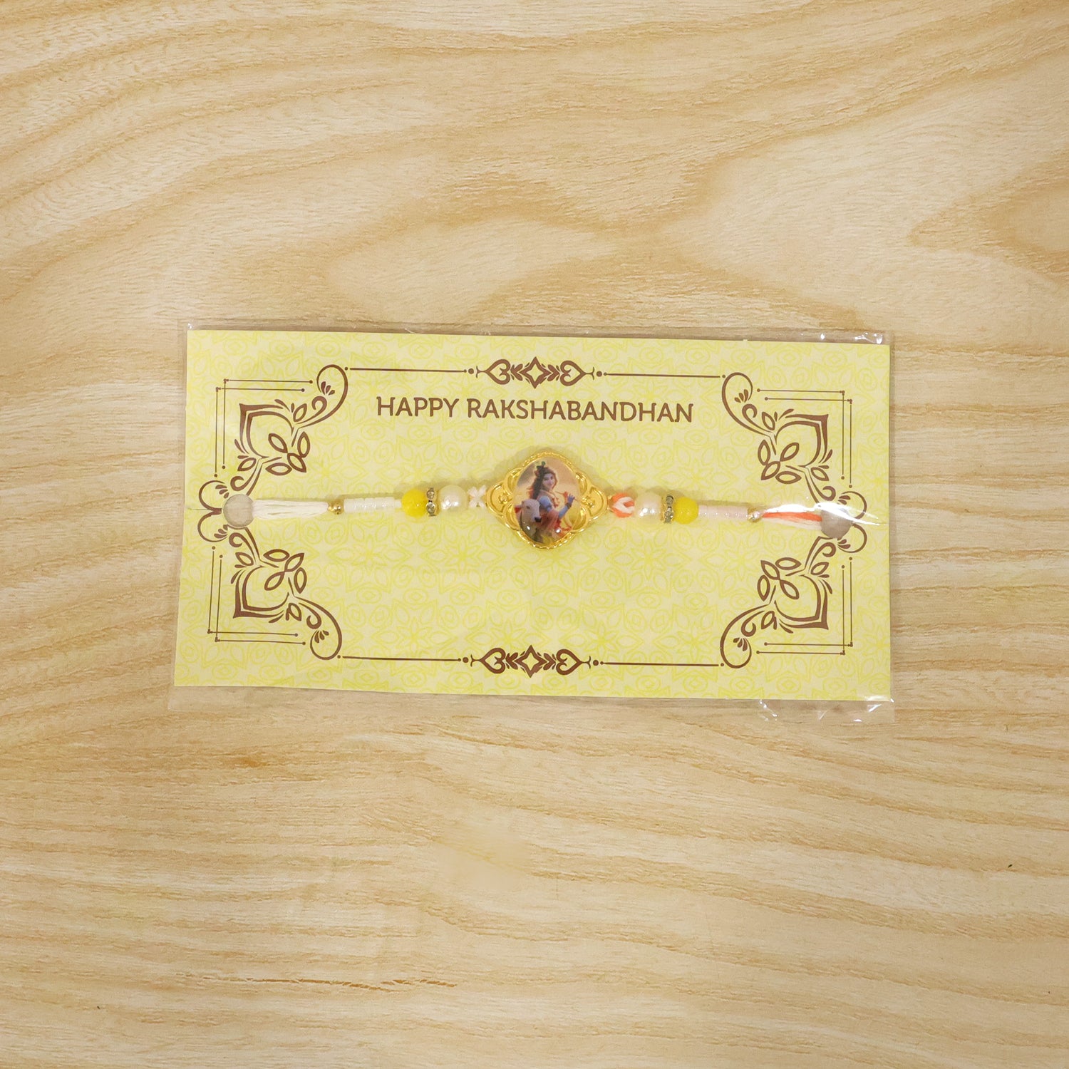 Complete Lord Krishna Premium Designer Rakhi view