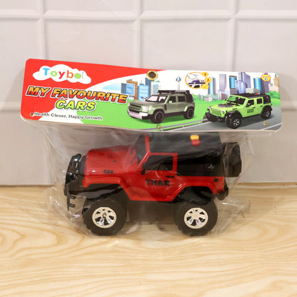 Kids Hunter Off-Road Friction Powered Toy Jeep with Light & Sound