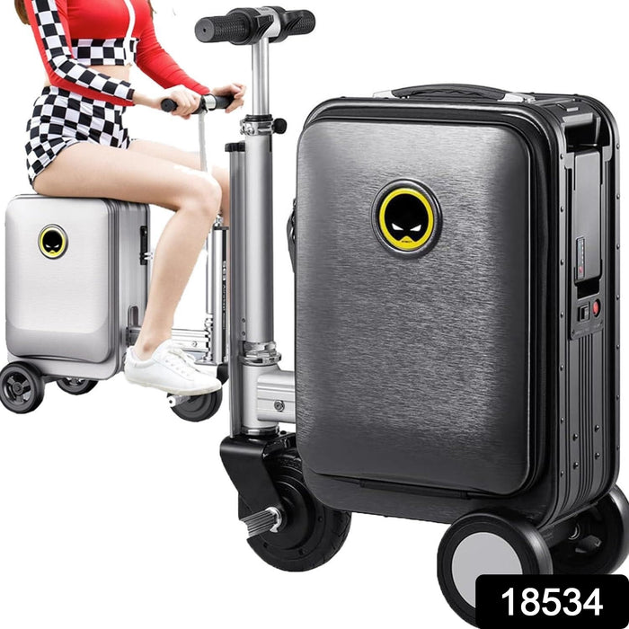 Electric suitcase smart driving luggage electric suitcase scooter with removable battery speed (1 Pc)