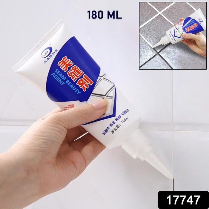 17747 Waterproof Tile Gap / Crack / Grout Filler Water-Resistant Silicone Sealant for DIY Home Sink Gaps / Tiles Gaps / Grouts Repair Filler Tube For Home, Office, Bathroom, Toilets, Kitchen (180 Ml)