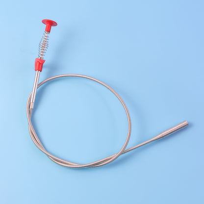 Flexible Spring Drain Cleaning Tool with Hand Grip (1 Pc / 90 Cm)