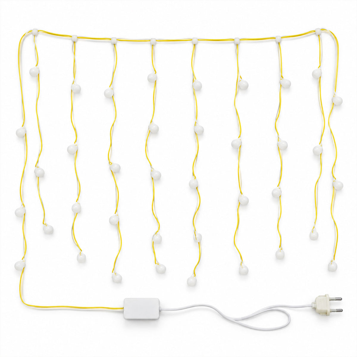 Warm White Bulb Curtain String Lights for Home Decoration (10 Mtr Approx)