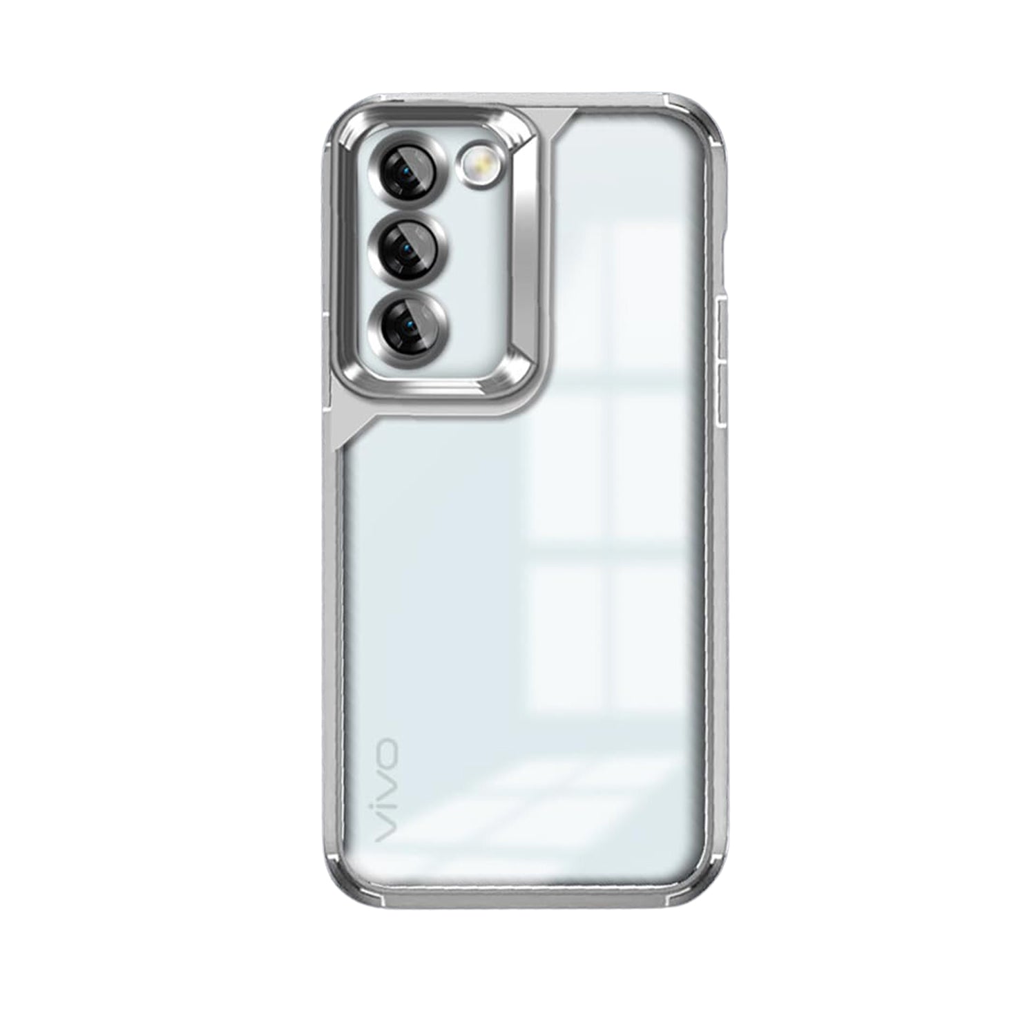 Chrome Clear Hard Protection Case For Vivo