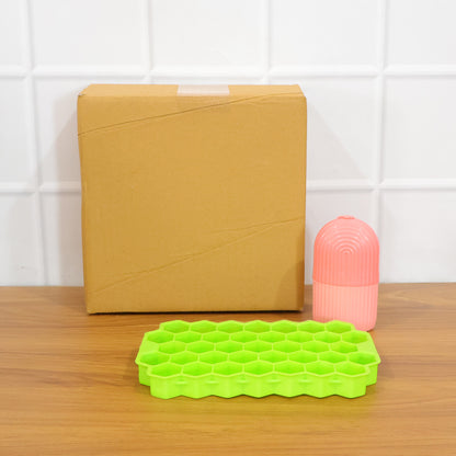 Face Icer Roller and Honeycomb Ice Tray set