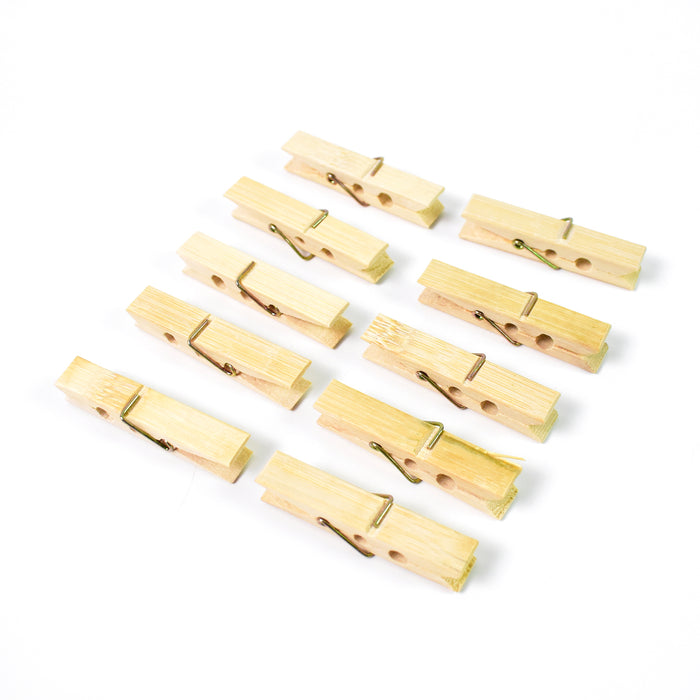 SturdyBamboo Cloth Clips