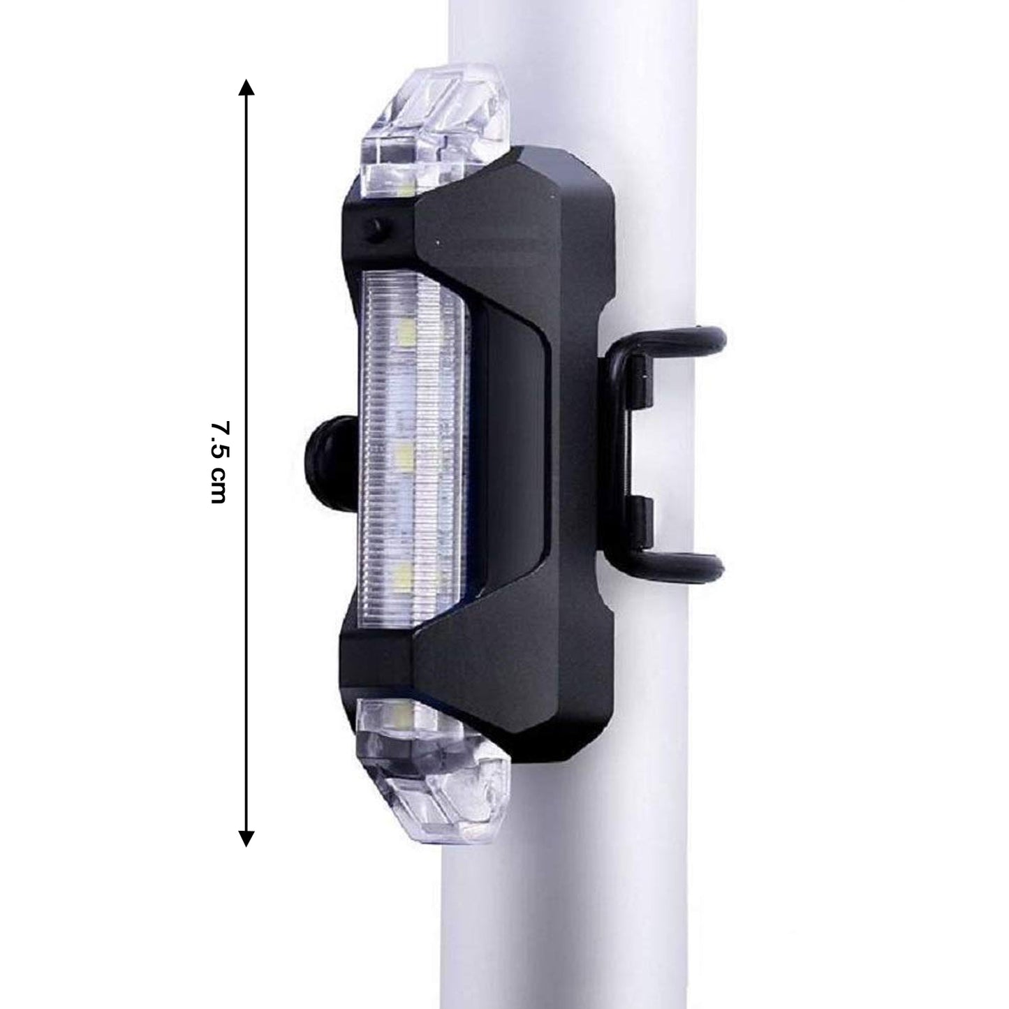 Rechargeable LED Bicycle Front & Rear Safety Light (1 Pc)