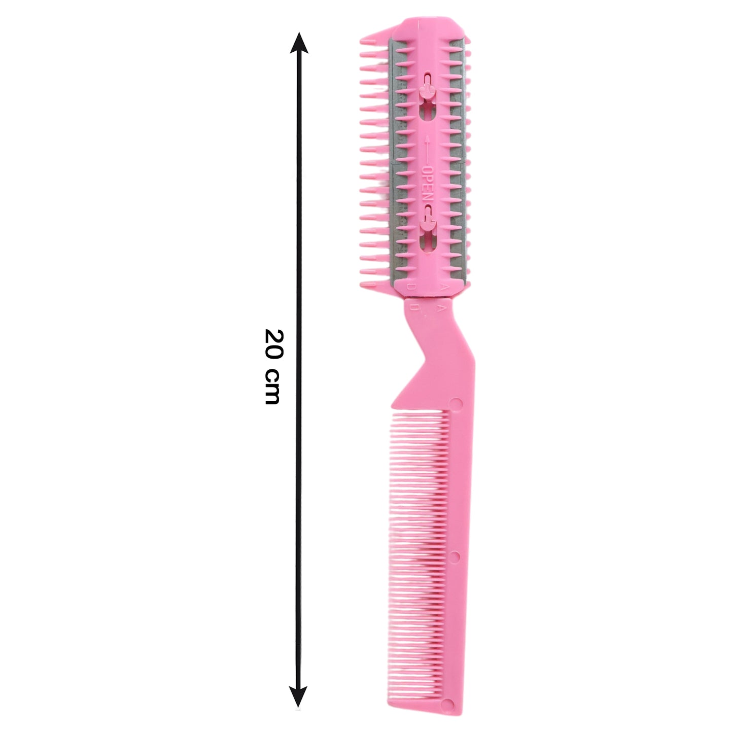 Hair cutting razor comb accessory