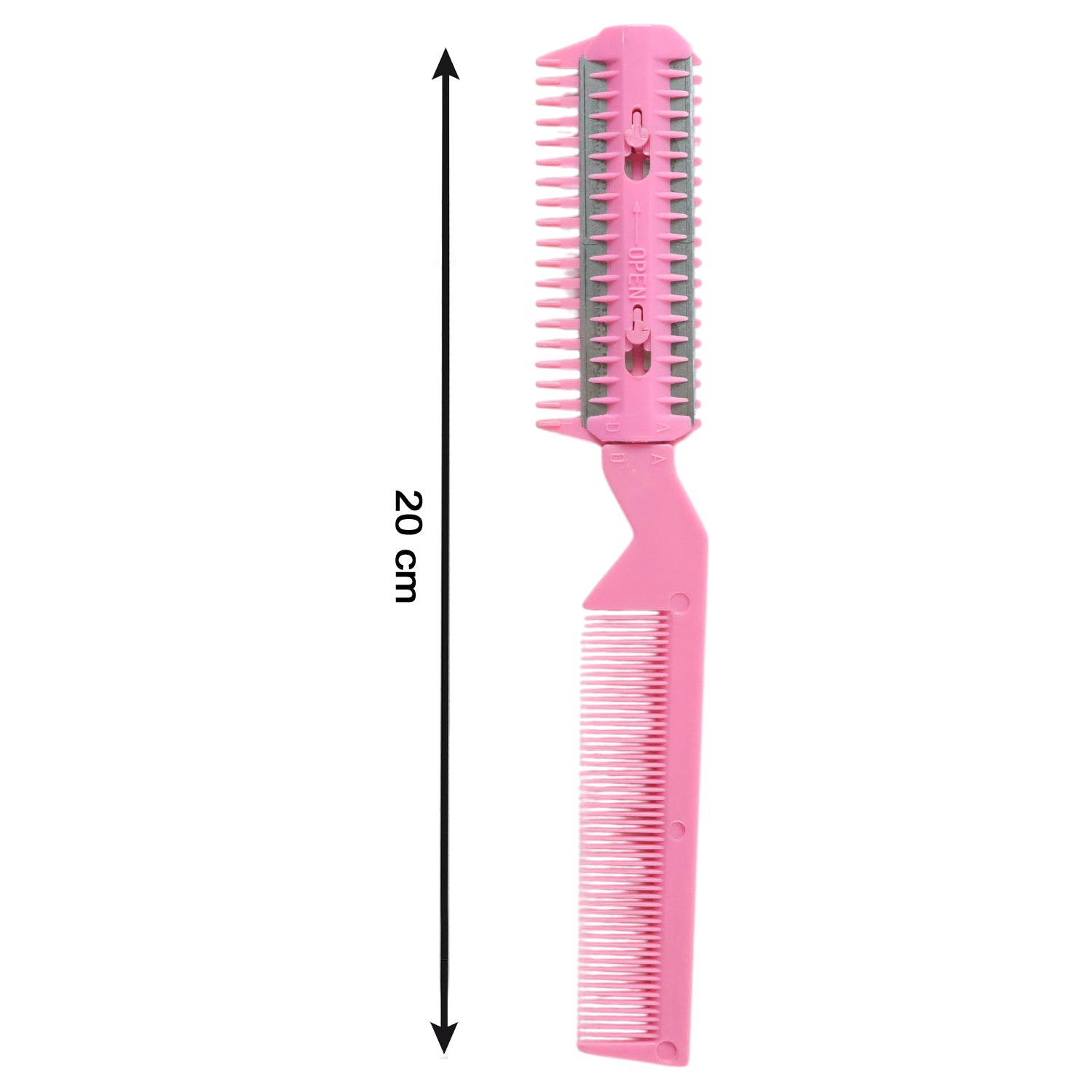 Hair cutting razor comb accessory