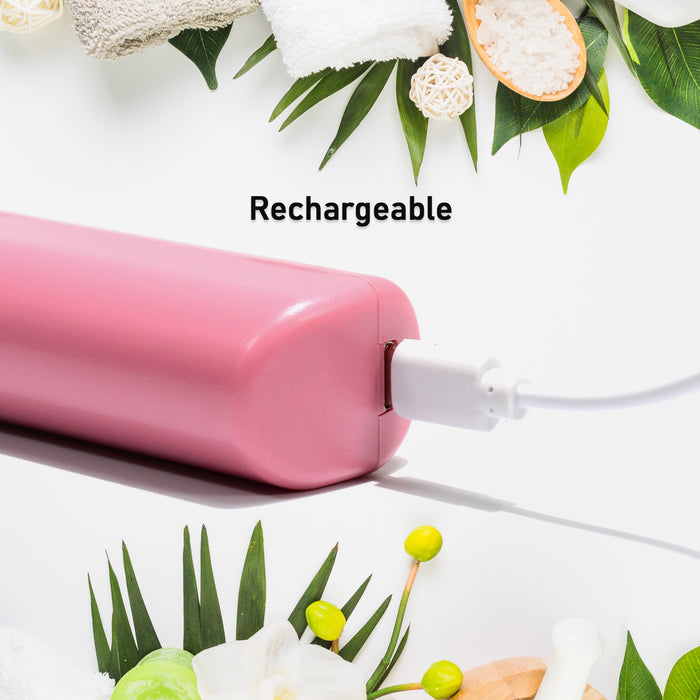 Rechargeable Mini Hair Straightener, Travel Portable USB Charging Cordless Hair Straightener Bursh, Three Temperature Adjustments Flat Iron Comb (1 Pc)