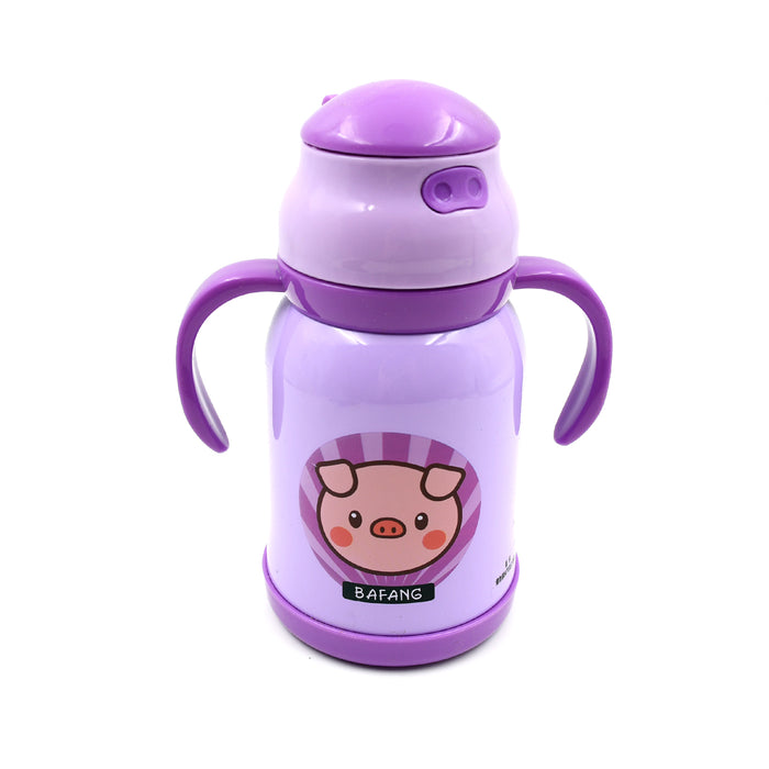 12772 PLASTIC INSULATED STAINLESS STEEL KID'S SIPPER BOTTLE (350 Ml)