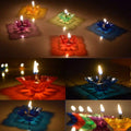 Diwali Candle Holders – Multicolor Set of 12 | Indo Glow