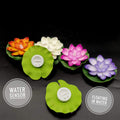 Floating Lotus LED Candles – Smokeless & Waterproof (Pack of 6) | Indo Glow