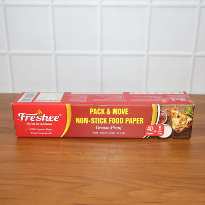 Freshee Pack & Move Non-Stick Food Paper 40 Meter + 5 Meter Free (Total 45 Meter)