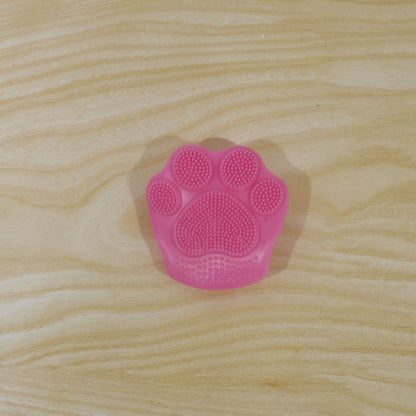 Silicone Face Scrubber, Paw Shape Finger Facial Cleansing Brush (1 Pc)