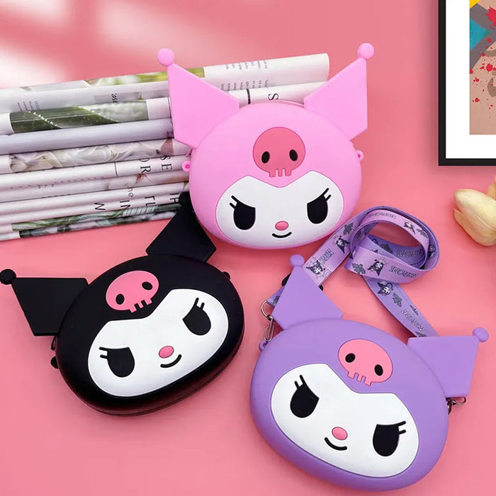 Cute Cartoon Girls' Backpack, Shoulder Bag /  Purse, Portable, Mini Silicone Handbag Girls, Children's Bag/Purse for Girls Women, Gift Girls Bag Accessories (1 Pc Mix Color )