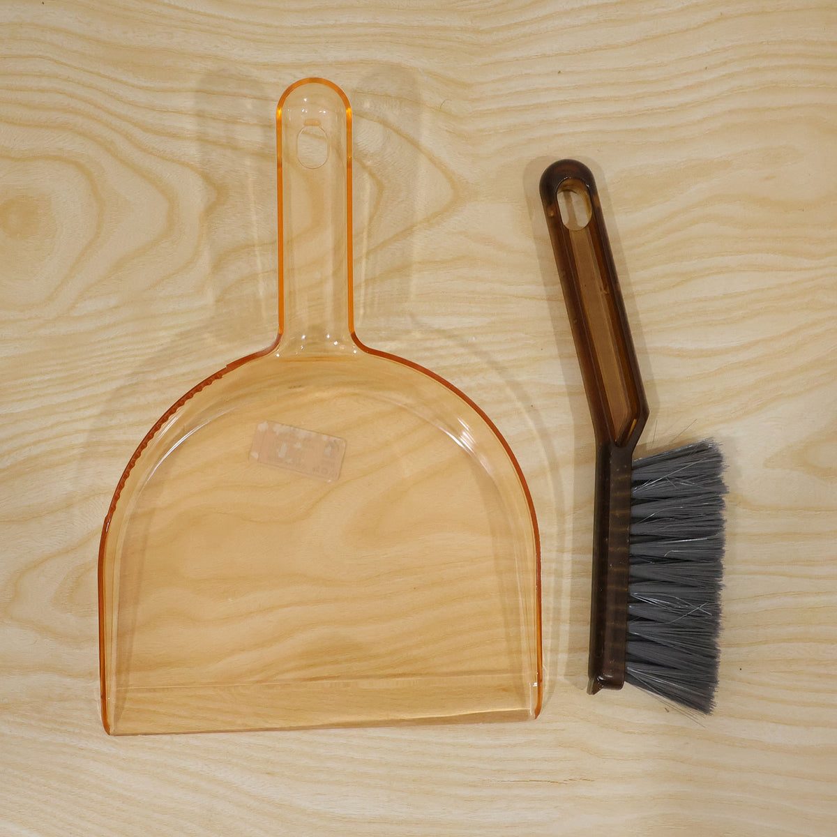 Plastic Dustpan and Hand Brush for Kitchen and Everyday Surface Cleaning (2 Pc Set)