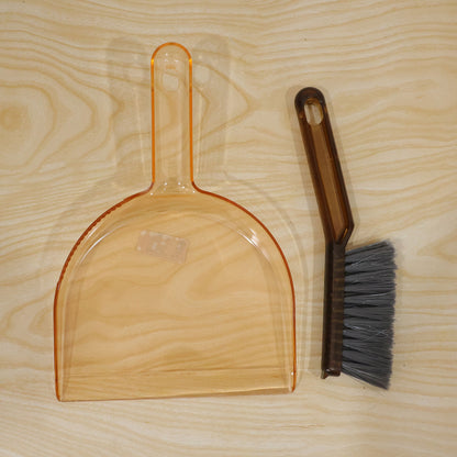 Plastic Dustpan and Hand Brush for Kitchen and Everyday Surface Cleaning (2 Pc Set)