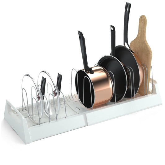 Pots and Pans Organizer Rack for Under Cabinet