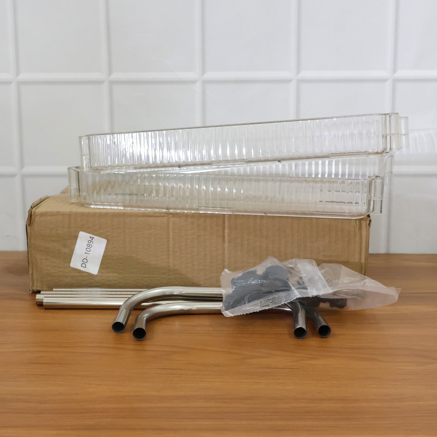 2 Layer Multipurpose Storage Trolley with Wheels (1 Pc)