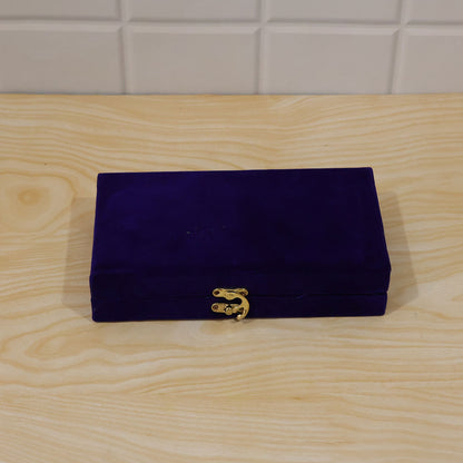Silver-Plated Brass Bowl Set with Elegant Serving Tray & Velvet Gift B
