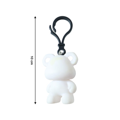 Cute Bear Figure Keychain (1 Pc)