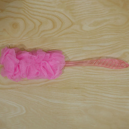 Long Handle Back Scrubber for Bathroom Shower, Body Loofah Brush 45 Cm (1 Pc)