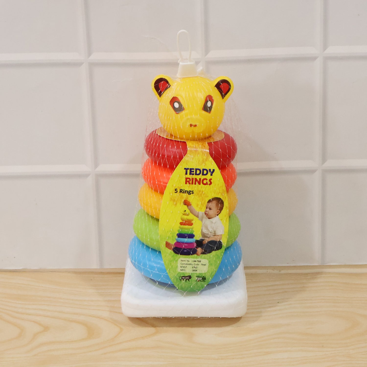 Jumbo Teddy Stacking Rings top view