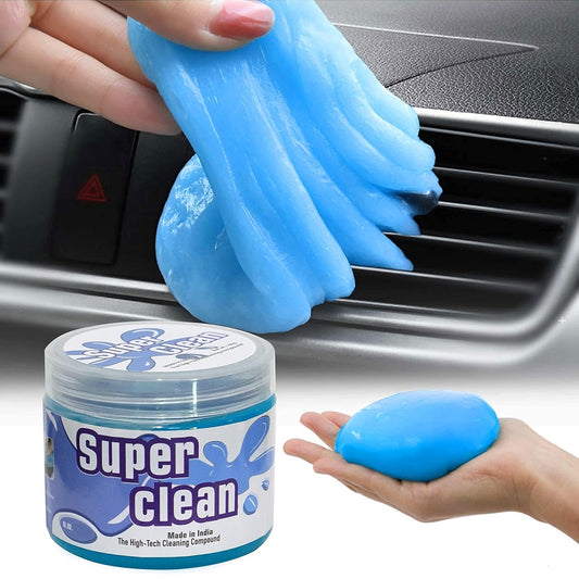 Super Clean Magic Gel Cleaner in use